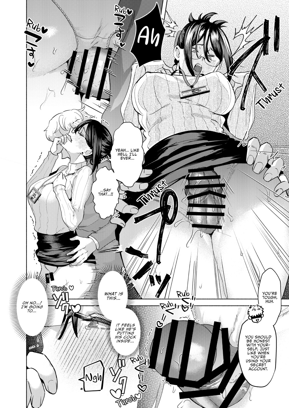 Hentai Manga Comic-If My Subordinate Finds Out About My Secret Alt Account-Read-21